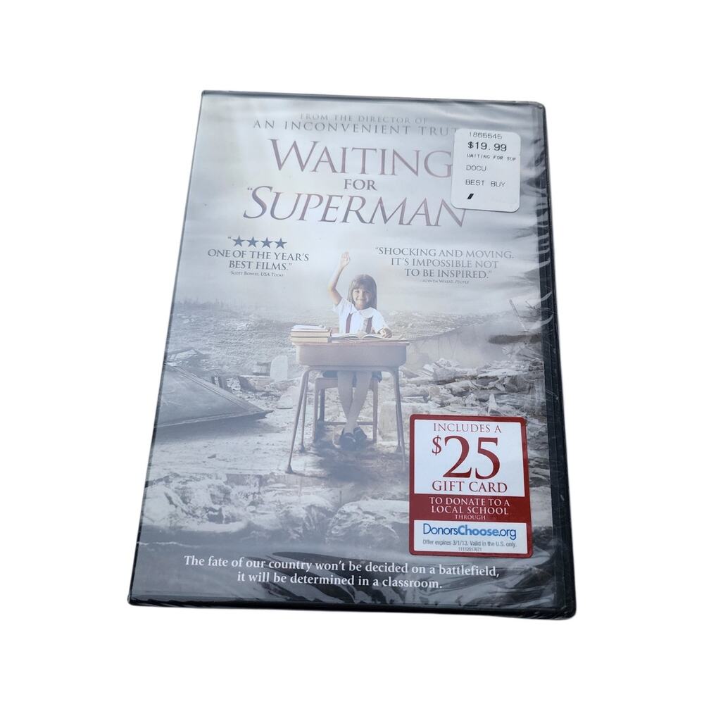 Waiting for Superman DVD 2010 Documentary Brand New Factory Sealed